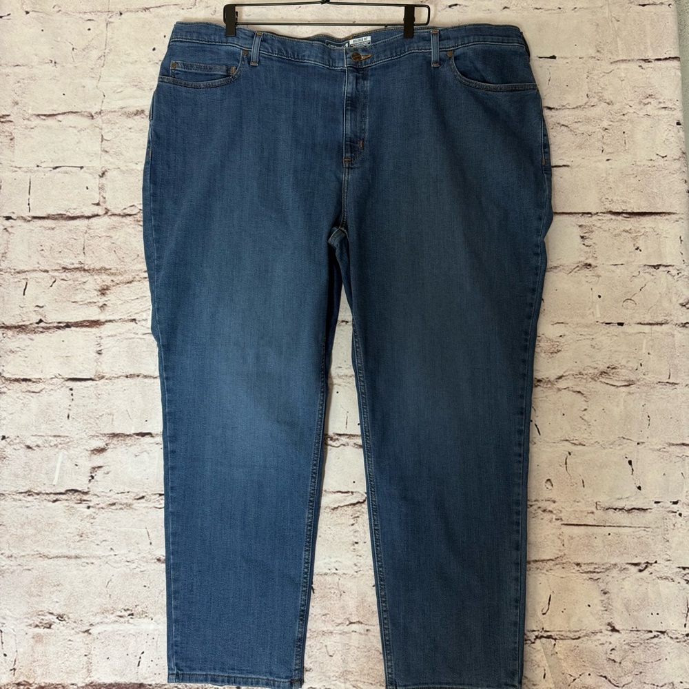 NWT Carhartt Women’s Rugged Flex Relaxed Straight Stretch Denim Jeans - Size 26W
